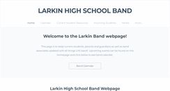 Desktop Screenshot of larkinhighschoolband.org